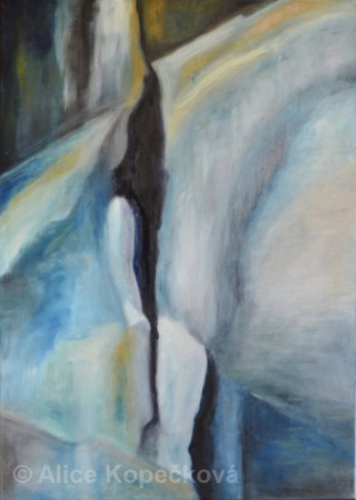 V ČESKÉM RÁJI I, 2012, 70x50, OLEJ